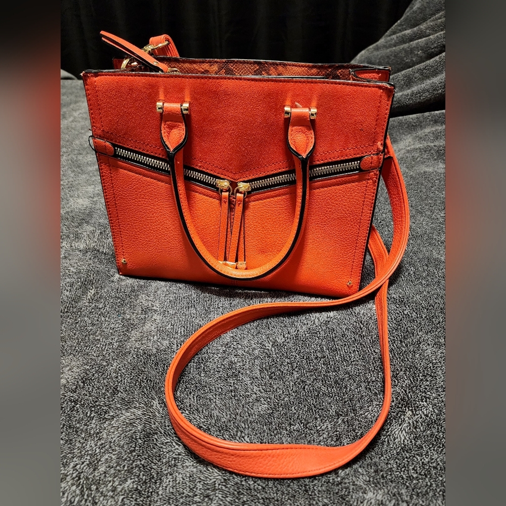 Call It Spring- Elegant Orange Purse